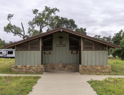 Completed Rustic Outdoor Shower