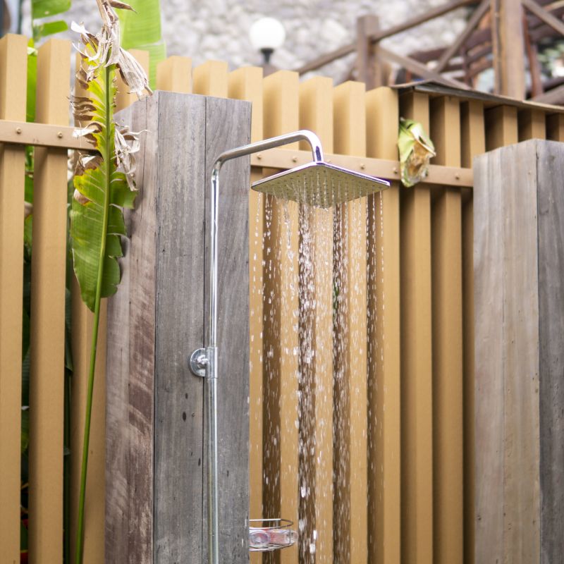 Luxury Outdoor Shower Features